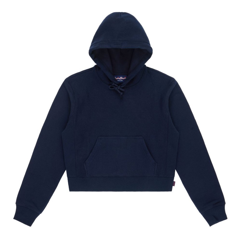 Rowing Blazers Cropped Navy Ametora Hoodie - XL